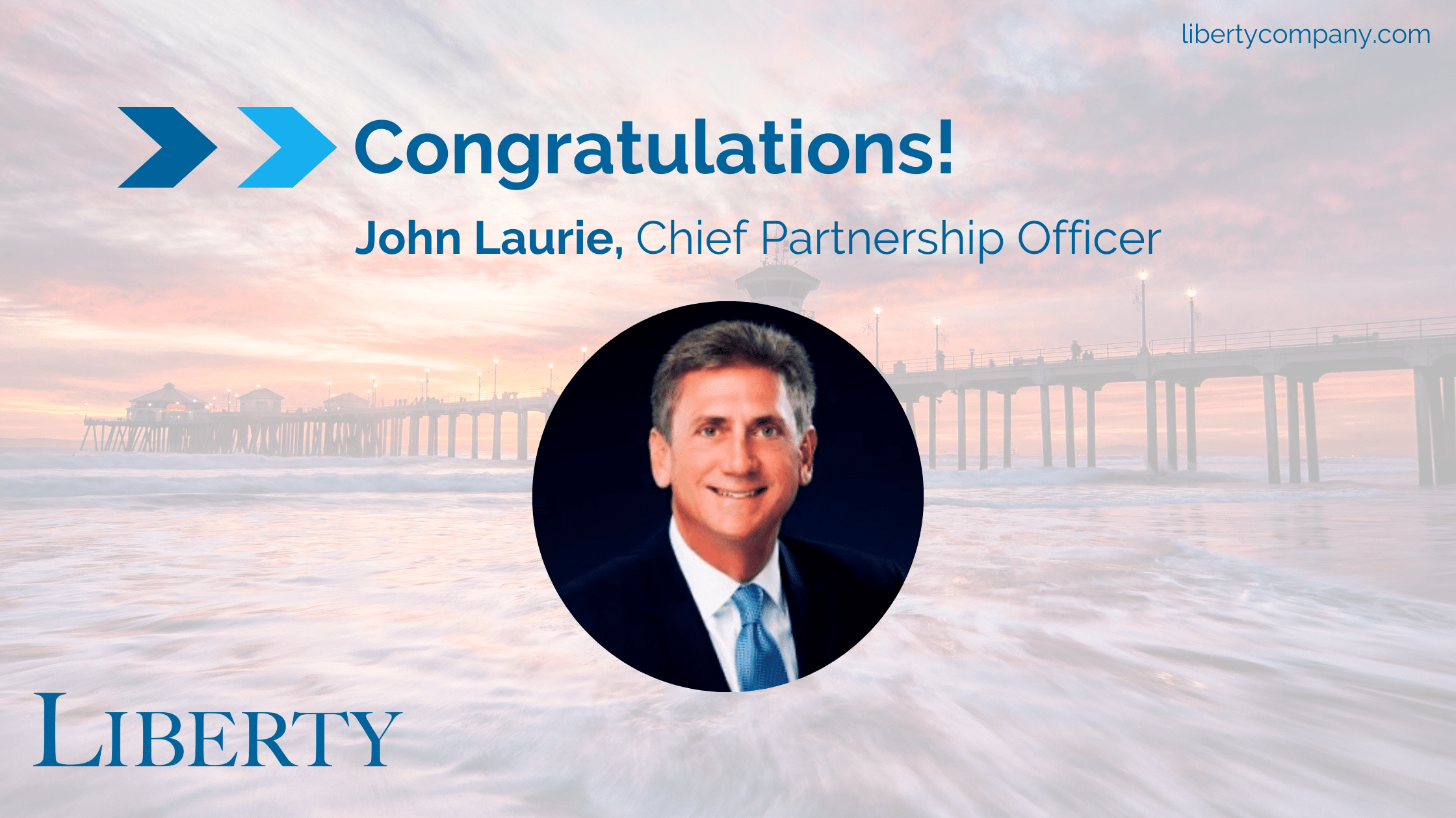 Image of John Laurie, Liberty's new Chief Partnership Officer