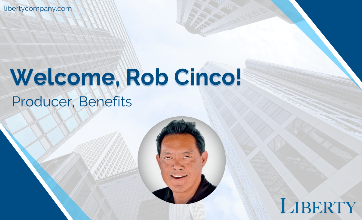 Rob Cinco has joined liberty company as a producers, Benefits.